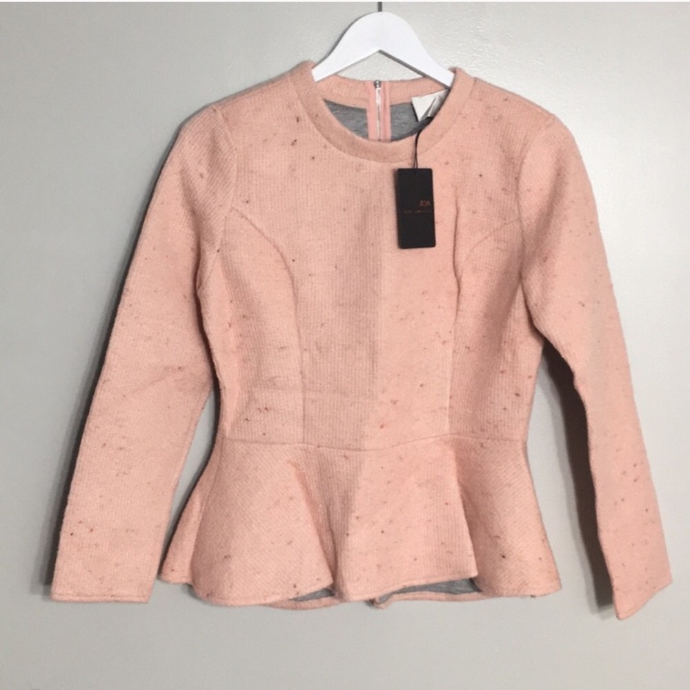 JOA Peplum Top